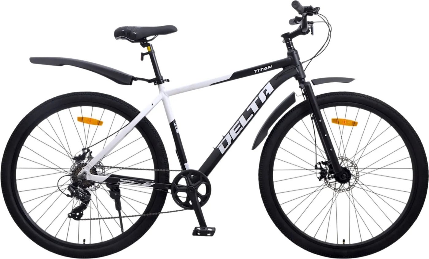 

Велосипед Delta Titan 29 р.21 TITAN29.21.BK-WT (черный/белый)