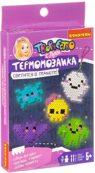 

Термомозаика Bondibon Термомозаика неоновая. Светится в темноте! ВВ3956