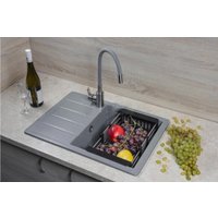 Кухонная мойка Marblan Recta R (серебристый)