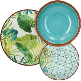 Набор тарелок Tognana Metropolis Jungle ME070185528