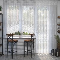 Комплект гардин Лента А538 (белый)