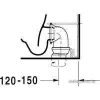 Унитаз напольный Duravit Darling New (213809)