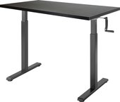 Manual Desk Compact 1360x800x36 мм (дуб мореный/черный)