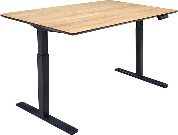 

Стол для работы стоя ErgoSmart Wooden Electric Desk 1300х750х27 мм (массив дуб натуральный/черный)
