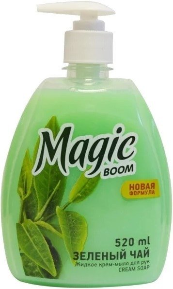 

Magic Boom Мыло жидкое Зеленый чай 520 мл