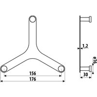 Вешалка для одежды GAMET WS106-L2