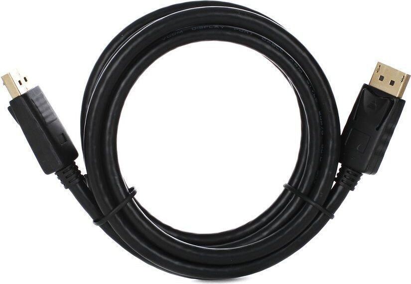 Кабель VCOM VHD6220-1.8MO DisplayPort - DisplayPort (1.8 м, черный)
