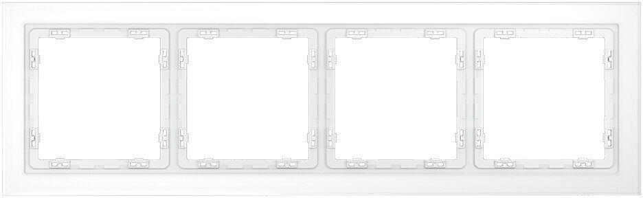 Рамка Voltum S70 VLS110402 (белый матовый)