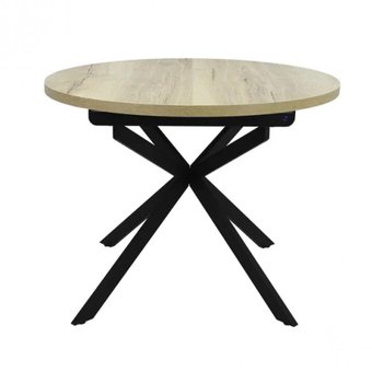 Виста Парма 100x100/135 (дуб натуральный/муар черный)