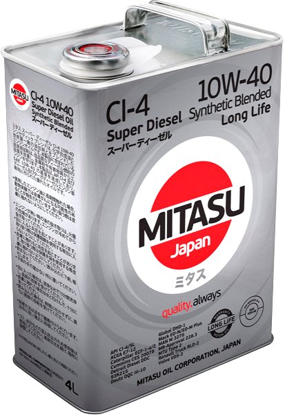 

Моторное масло Mitasu Super Diesel 10W-40 20л