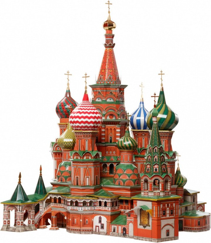 

Сборная модель Умная Бумага Собор Василия Блаженного 4627081550017