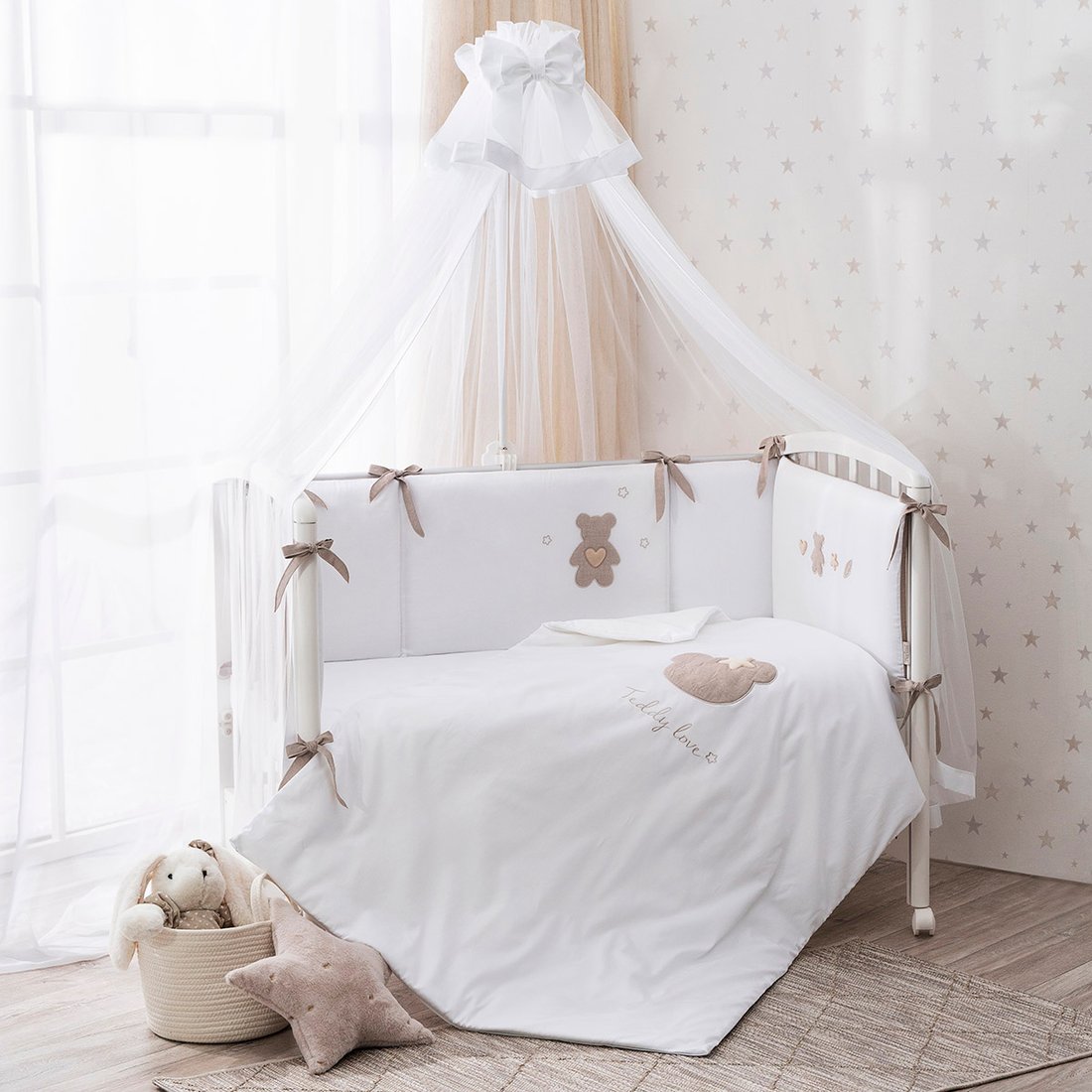 

Постельное белье Perina Teddy love ТЛ6-01.12 (6 предметов, песочный)