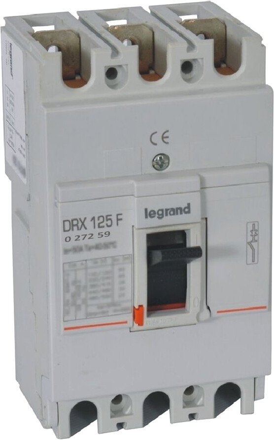 

Выключатель автоматический Legrand DRX 12580A 3P 36KA 27259