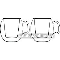 Набор кружек Luigi Bormioli Thermic Cafe Supremo 10973/01
