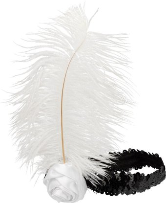 Карнавальная шляпа Boomzee Кабаре PBZ-02 (02_черно-белый)