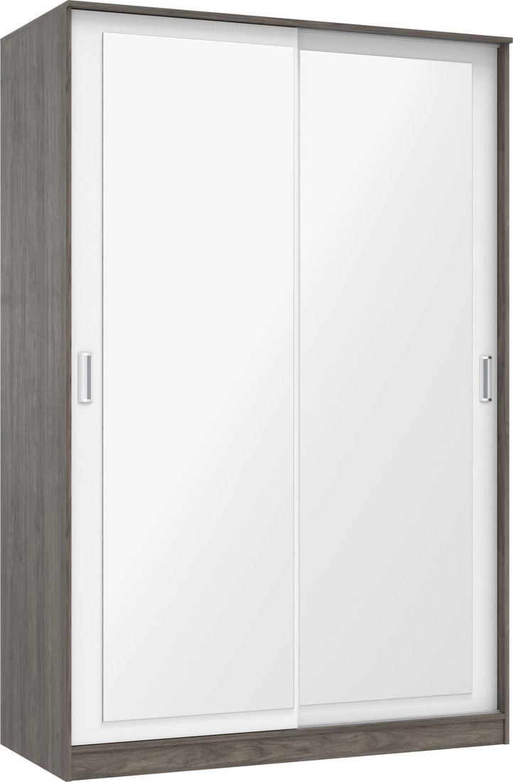 

Шкаф-купе Кортекс-мебель Лагуна ШК02-02 (орех элия/белый)