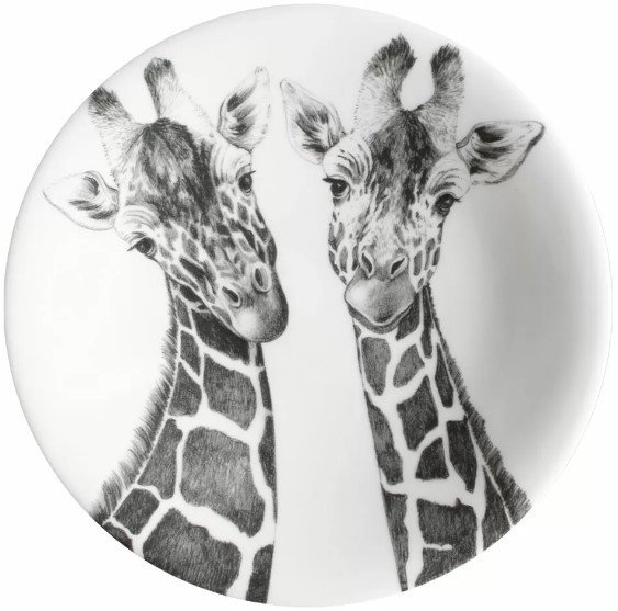 

Тарелка обеденная Taitu Wild Spirit Giraffe 12-1-1-B