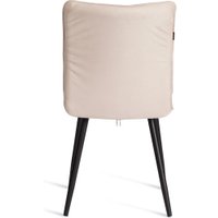 Стул TetChair Bari LT флок (бежевый/черный)