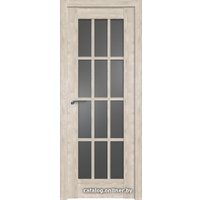 Межкомнатная дверь ProfilDoors 102XN L 90x200 (каштан светлый, стекло графит)