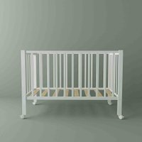 Классическая детская кроватка СКВ-Компани 3190111 с матрасом Mio Tesoro NewBorn (белый)