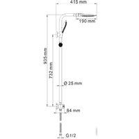 Душевая система  Wasserkraft A045