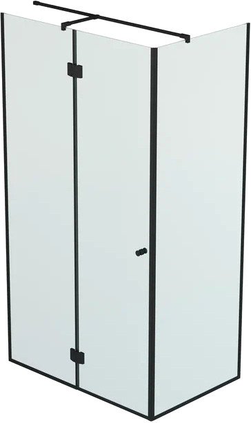 

Душевой уголок Benetto BEN-102_BL_M 120x80x220 (матовое стекло/черный)