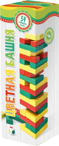 Нескучные игры Башня цветная