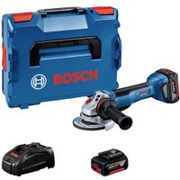 Угловая шлифмашина Bosch GWS 18V-10 P Professional 06019J4101 (с 2-мя АКБ, кейс)