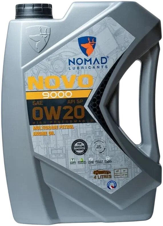 

Моторное масло Nomad Novo 9000 0W-20 API SP ILSAC GF-6A 4л