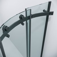 Душевой уголок Grossman Classic 100x100x195 301.K33.04.1010.21.00 (черный матовый/прозрачное стекло) в Лиде