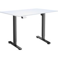 Стол для работы стоя ErgoSmart Electric Desk Slim 1380х800х18 мм (ясень тронхейм/черный)