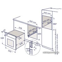 Электрический духовой шкаф Electrolux EOD5H40X