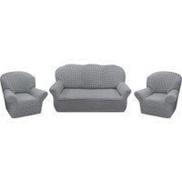 Комплект чехлов для дивана и кресла Mio Tesoro Комфорт жаккард Люкс 10018/1473