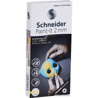 Маркер художественный Schneider Paint-It 310 120154 (серебристый)