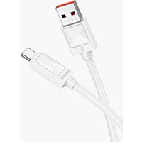 Кабель Borofone BX109 USB Type-A - USB Type-C (1 м, белый)