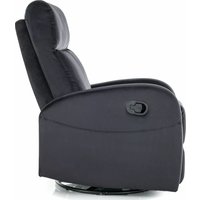 Кресло-глайдер Signal Olimp Velvet Bluvel 19 (черный)