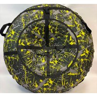 Тюбинг Emi Filini Design Lux 120 см (граффити, желтый)