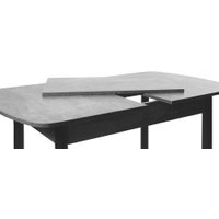 Кухонный стол ВВР ЛДСП Раздвижной (камень темный/прямое черный)