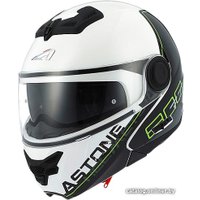 Мотошлем Astone RT800 Linetek (зеленый/белый)