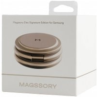 Беспроводное зарядное Magssory Disc Signature Edition 3 в 1 для Samsung WCH053 (титановый)