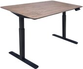 Wooden Electric Desk 1300х750х27 мм (массив дуб мореный/черный)