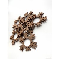 Кольцо для салфеток ОМурМебель Снежинки (12шт)