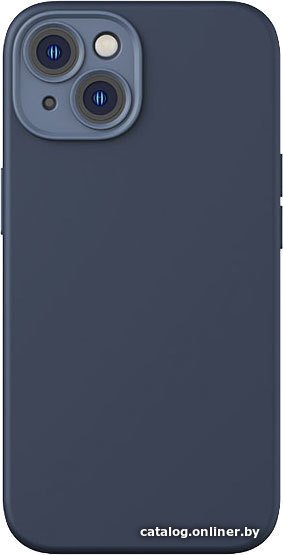 Чехол для телефона Baseus Liquid Silica Gel Case для iPhone 14 Plus (синий)