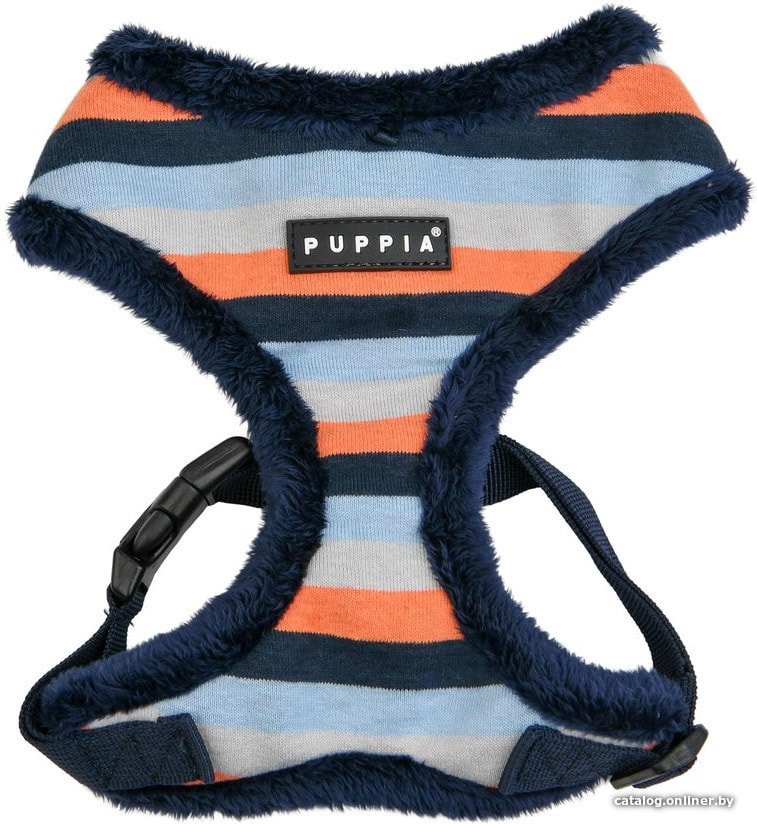 Шлея Puppia Bryson PAUD-HA1844-NY-M (синий)