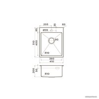 Кухонная мойка Omoikiri Akisame 41 GB (графит)