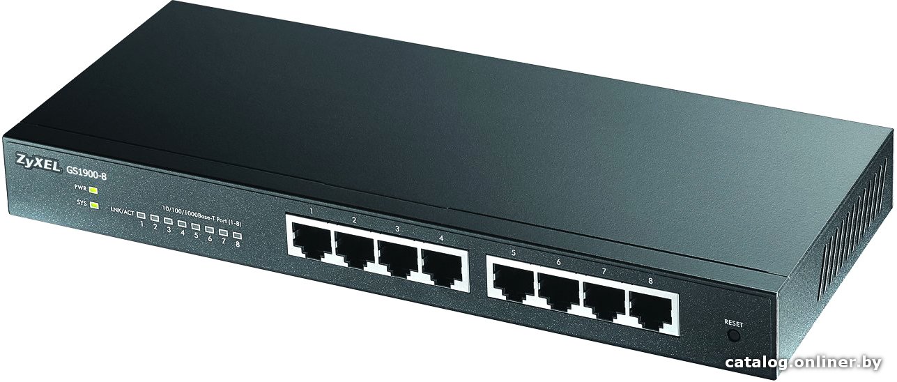 Управляемый коммутатор уровня 2+ Zyxel GS1900-8