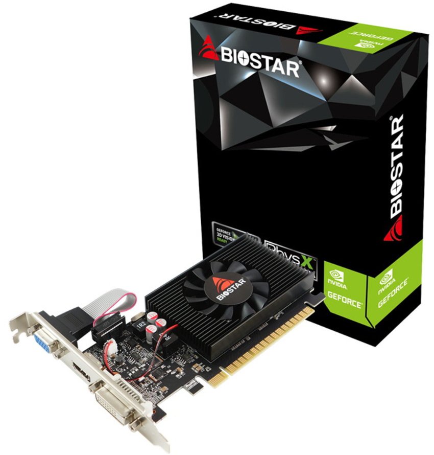 

Видеокарта BIOSTAR GeForce GT 710 2GB DDR3 VN7103THX6