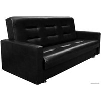 Диван Луховицкая Мебельная Фабрика Аккорд пружинный 120 (черный)