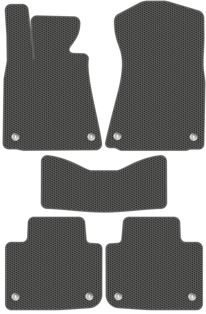 Комплект ковриков для авто Alicosta Lexus GS F IV (седан, седан, гибрид / L10, ARL10, 2WD USA L10) 2011 - 2020 (серый)