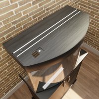 Аквариум Hydroterra Gloria 70 л без тумбы (черный)